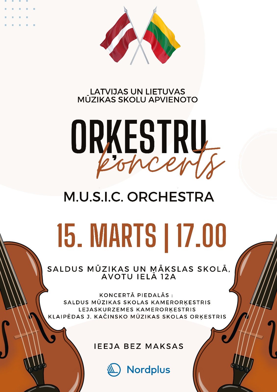 Koncerts Saldū Priekules Mūzikas un mākslas skola