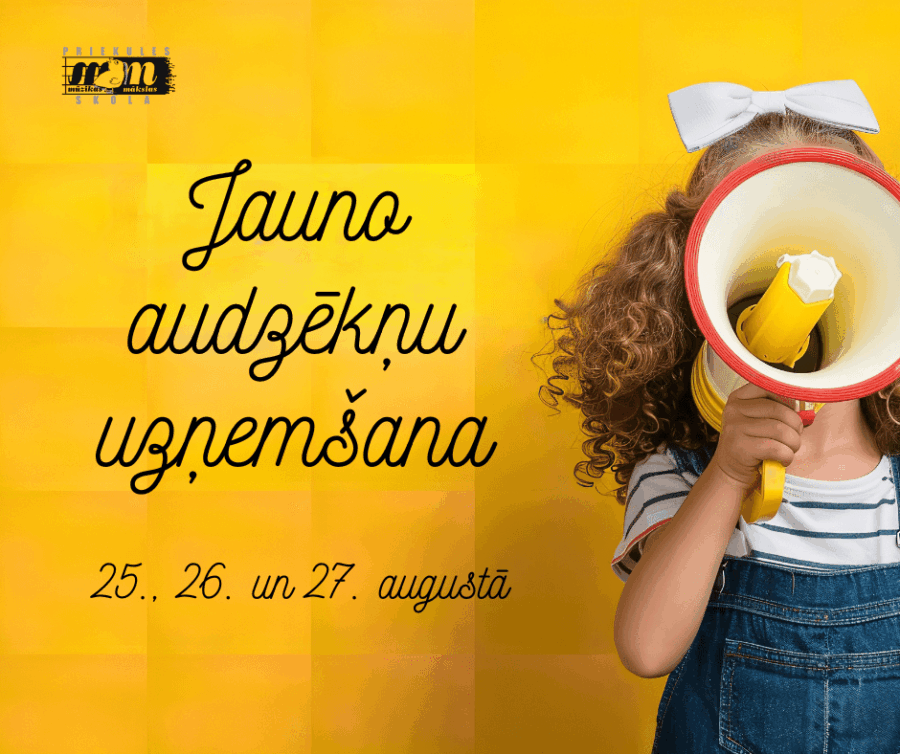 Jauno audzēkņu uzņemšana